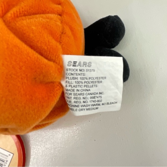 Smilin Jack Vintage Exclusive to Sears Pumpkin Plush Halloween Decor - Picture 4 of 15